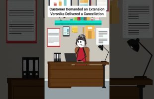 Customer Demanded an Extension… Veronika Delivered a Cancellation #gplus #animation #funny #skits