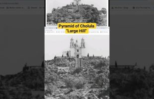 A Gigantic Pyramid Hidden Inside A Mountain #cholula #pyramid #kurimeo