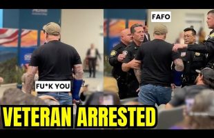 VETERAN Gets Arrested For CONFRONTING Congressman About Cutting Benefits