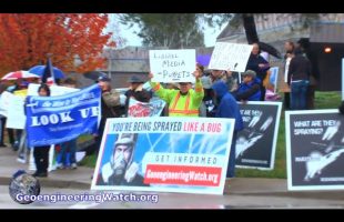 Northern California Protests Expose Geoengineering Cover-Up ( GeoengineeringWatch.org )