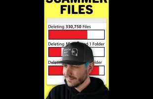 World’s Largest Scammer File Deletion #shorts