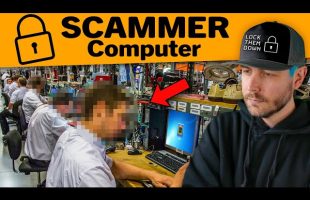 Scammers Panic and Lock their Computer