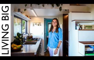 Young Woman’s Beautiful Tiny House Gives Freedom From Rent / Mortgage