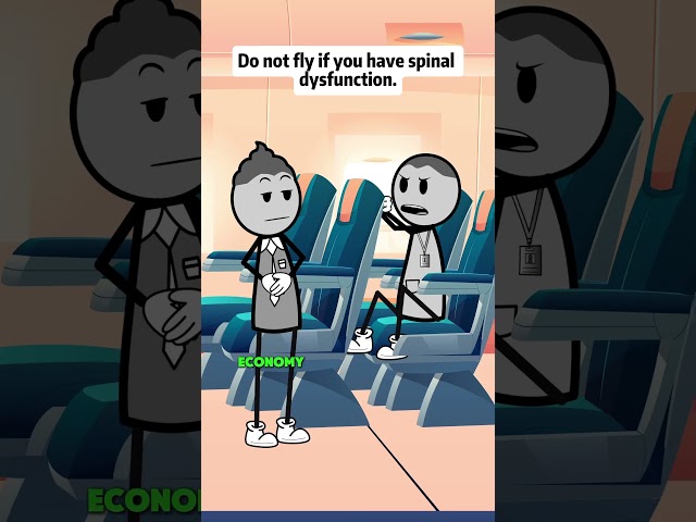 Do not fly if you have spinal dysfunction #animations #manager