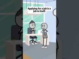 Applying for a job is a job in itself #animations #manager