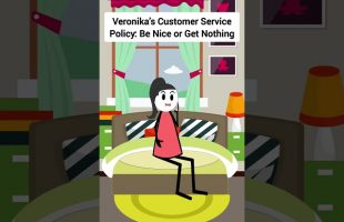 Veronika’s Customer Service Policy: Be Nice or Get Nothing #gplus #animation #funny #skits