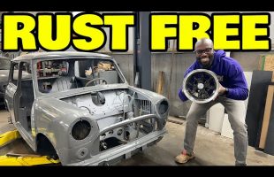 50 Pounds of Rust and A Ugly Paint job Later Our Classic Mini Cooper Takes it To The Next Level