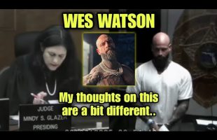 WES WATSON in COURT for FELONY BATTERY charge