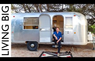 Retro Airstream Renovated Into Stylish Modern Tiny House
