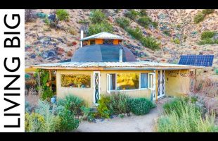Off-The-Grid Desert Living in a Tiny Earthen Home & Permaculture Community