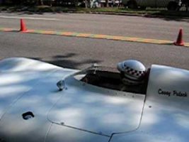 1956 Lotus 11 LeMans start and pull out of pitts
