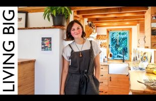 Young Woodworker Crafts Stunning Off-Grid Tiny House