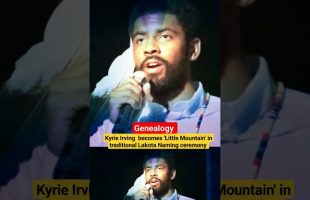 Kyrie Irving becomes ‘Little Mountain ‘ in traditional Lakota naming ceremony #genealogy #lakota