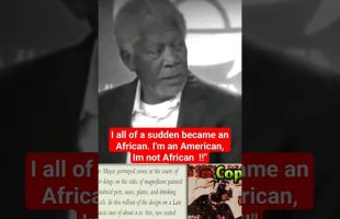 “I’m an American, I’m not African”  !! – Morgan Freeman