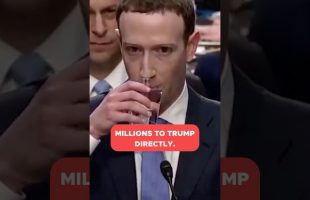 Bribery With Extra Steps: Zuck Wires $25,000,000 Directly to Trump.