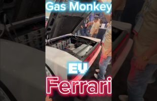 Gas Monkey Garage EV swapped Ferrari Would you rock it? Yes or no? #shorts #ev #automobile #ferrari