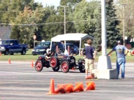Autocross exhibition run in a 1929 Auburn race car!