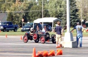 Autocross exhibition run in a 1929 Auburn race car!