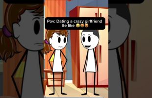 Dating a Crazy girlfriend be like 😂😍