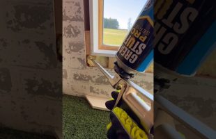 We Fix a Drafty Window Using @greatstufffoam PRO Window & Door #sponsored