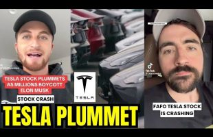“FAFO” Democrats React TESLA Stock PLUMMETS After BOYCOTTING CONTINUES
