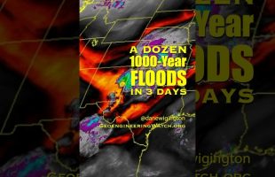 A Dozen 1000-Year Floods In 3 Days, 90 Second Alert