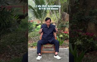 Power of internal suction🌀Reverse breathing to build up more Qi in your body #mantakchia