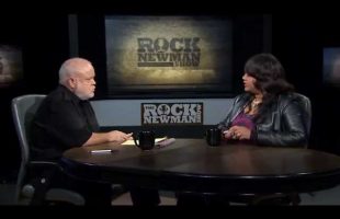 Dr Melanye Maclin & Nichelle Gainer with Rock Newman