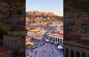 One of the most beautiful view in Athens, Greece