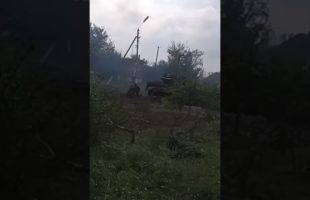Foreign Volunteers Fragging Russian Tank