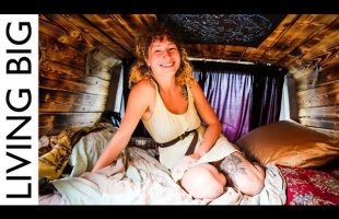 21 Year Old Converts Van To Beautiful Home On Wheels