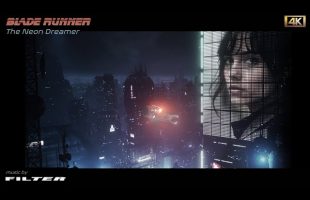 Blade Runner | THE NEON DREAMER  | 4K AMBIENCE for sleep, study and relaxation – 6 Hours