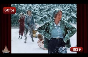 A Day in the Snow c. 1928: Footage Restored to Life