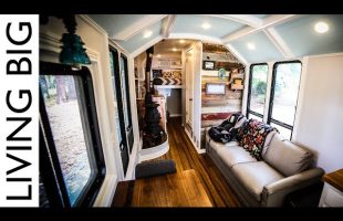 School Bus Converted To Incredible Off-Grid Home