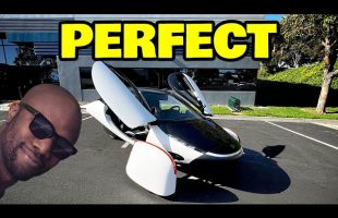 We test drove a solar powered car with 1000 miles range that never needs charging
