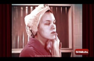 Vintage 60s Makeup Tutorial for High School Girls: Colorized 4K