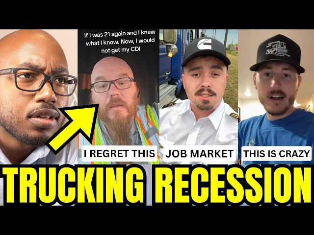Truckers Are MASS QUITTING After Trucking Recession DESTROYS Industry