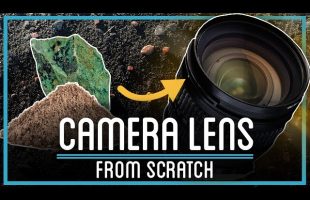 CAMERA LENS Made from Sand and Rocks