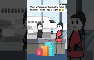 When a Passenger Breaks the Rules and Still Thinks They’re Right #gplus #animation #veronika #skits