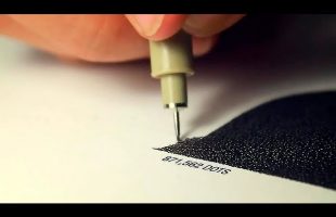 A Painting Made of 3 Million Dots