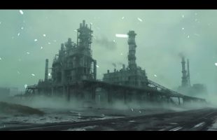 Destroyed Factory – Dark Ambient Post Apocalyptic Music – Dystopian Sleep Ambient Music