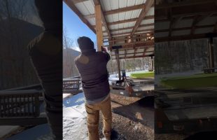Installing Temporary Posts to Help with Heavy Snow Load