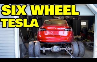 Building The World’s First Six Wheeled Tesla