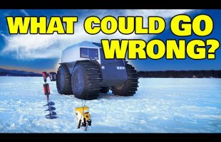 We took the Sherp on a frozen lake and it was…terrifying.