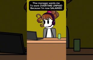 The manager wants me to work OVERTIME UNPAID Because i am now SALARIED #managersbelike #managers