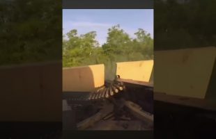 Ukraine GoPro – 50cal Gunner Nearly Hit
