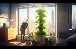 This Futuristic NYC Apartment Grows Its Own Food…
