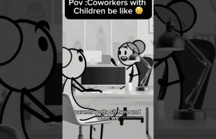 Coworkers with children be like #fypage #animation #funny #workmemes #funnyvideo #unitedkingdom
