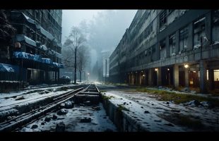 Ashes in the Wind – Dark Ambient Post Apocalyptic Music – Dystopian Sleep Ambient Music