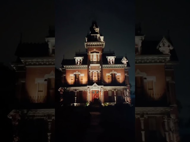 Would you spend the night in this Haunted Manor?! #ghost #scary #creepy #paranormal #horror #shorts